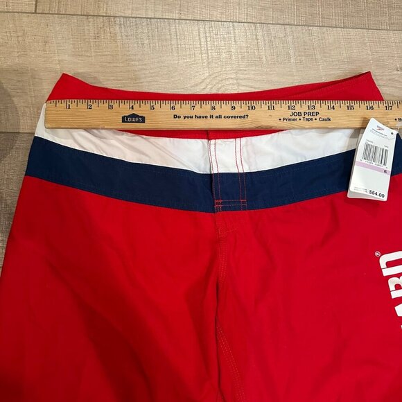 SPEEDO WOMENS RED LIFEGUARD SWIM SHORTS NEW SIZE 6 - Picture 5 of 7